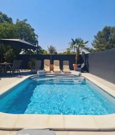 펜션 Le Cocon Gardois, Terrasse & Piscine - Pont Du Gard *
