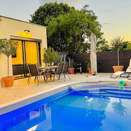 펜션 Le Cocon Gardois, Terrasse & Piscine - Pont Du Gard Saint-Maximin (Gard)