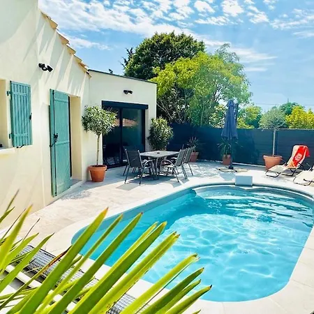 펜션 Le Cocon Gardois, Terrasse & Piscine - Pont Du Gard Saint-Maximin (Gard)
