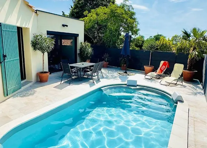 6 Pers - Grande Terrasse & Piscine Privee * Saint-Maximin (Gard)